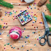 Loose Cup Neon Sequins - 4mm - Blue - 5 Gross - Threadart.com