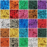 Loose Cup Metallic Sequins - 6mm - Pewter - 5 Gross - Threadart.com