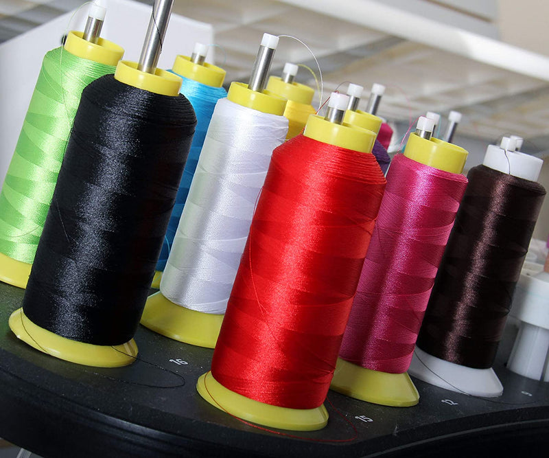 Large Polyester Embroidery Thread No. 435 - College Blue -5000 M - Threadart.com