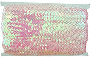 Stretch Sequin Roll - 1in - Light Pink - 10 meters (11 yards) - Threadart.com