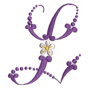 Machine Embroidery Designs - Floral Alphabet - Threadart.com