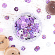 HotFix Loose Sequins - 6MM Lavender Hologram - Threadart.com