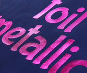Charcoal Metallic Foil Heat Transfer Vinyl 20" Wide Sold By The Yard - Threadart.com