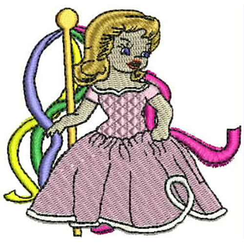 Machine Embroidery Designs - Calendar Dolls(1) - Threadart.com