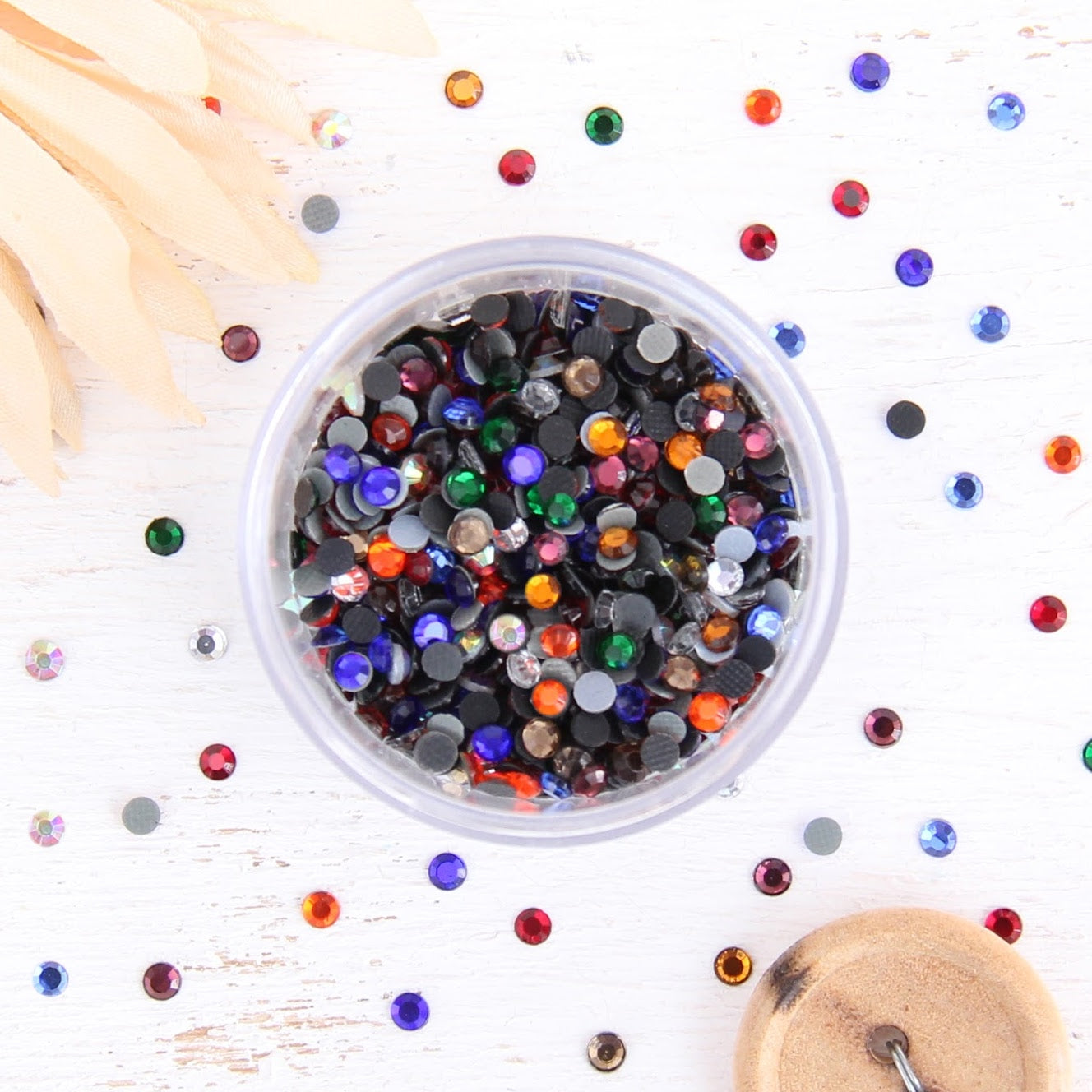 Hotfix Rhinestones - SS10 - Assorted - 1440 stones Iron On Hot Fix