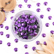 Hot Fix Metallic Nailheads 4mm Amethyst - 4 gross - Threadart.com