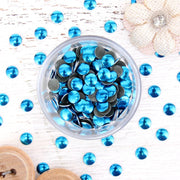 Hot Fix Metallic Nailheads 5mm Blue Zircon - 2 gross - Threadart.com