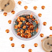 Hot Fix Metallic Nailheads 5mm Orange - 2 gross - Threadart.com