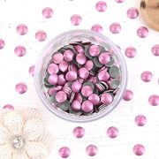 Hot Fix Metallic Nailheads 5mm Pink - 2 gross - Threadart.com