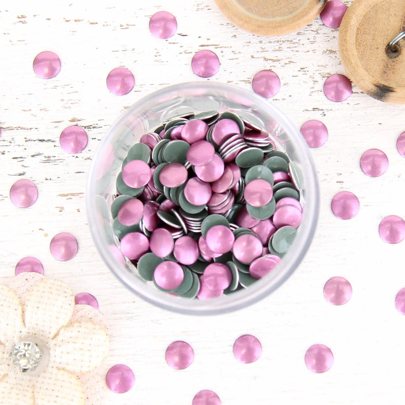 Hot Fix Metallic Nailheads 5mm Rose - 2 gross - Threadart.com