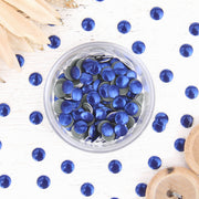 Hot Fix Metallic Nailheads 4mm Sapphire - 4 gross - Threadart.com