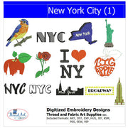 Machine Embroidery Designs - NYC(1) - Threadart.com
