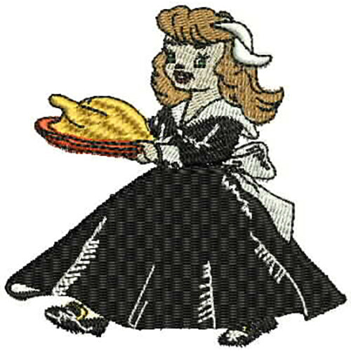 Machine Embroidery Designs - Calendar Dolls(1) - Threadart.com