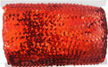 Stretch Sequin Roll - 1 1/2in - Orange - 10 Meters (11 Yards) - Threadart.com