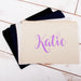 Personalized Canvas Zipper Pouch Bags With Custom Printed Text - Threadart.com
