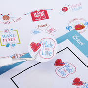 20 Sheets of Printable Sticker Vinyl - Inkjet or Laser Printer - Threadart.com