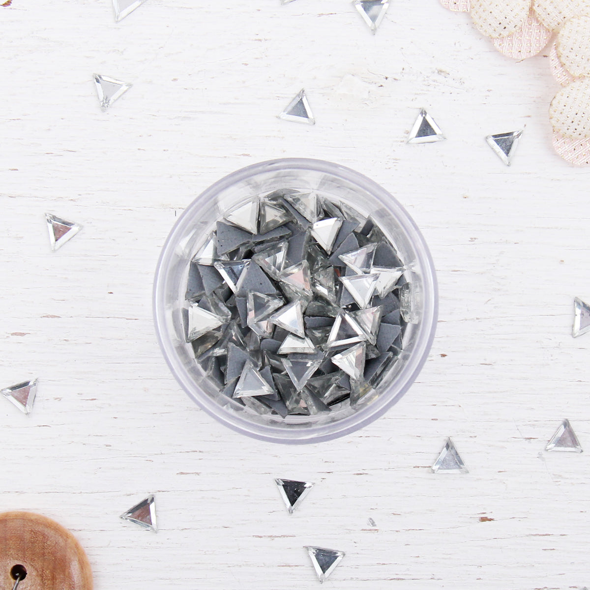 Hotfix Shaped Rhinestones - Triangle 6x6mm — Threadart.com