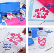 Permanent Vinyl Adhesive Ice Blue - 12" Wide One Yard Roll - Threadart.com