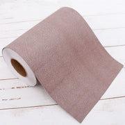 Coffee Brown Glitter Vinyl Peel and Stick Paper Self Adhesive 12" Wide - Threadart.com