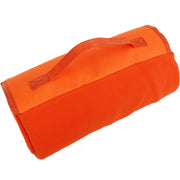 Pack of 3 Portable Travel Blanket with Carrying Strap Sports Stadium - Orange - Threadart.com