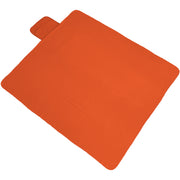 Travel Blanket with Carrying Strap Soft Fleece- Orange - Threadart.com