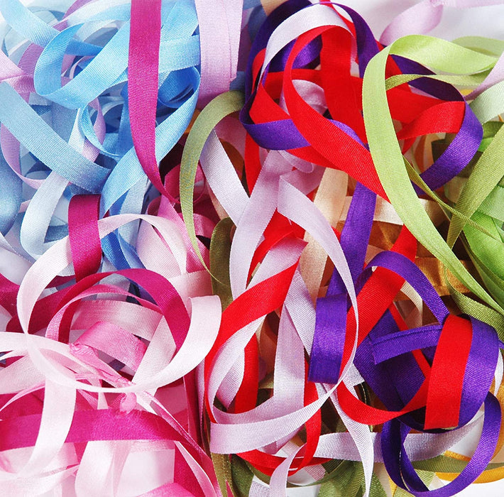 7mm Silk Ribbon Set - Warm Colors - Four Spool Collection - Threadart.com