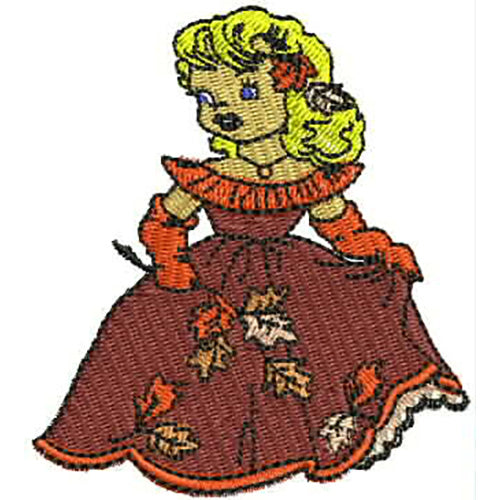Machine Embroidery Designs - Calendar Dolls(1) - Threadart.com