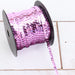 6MM Sequin String 80YD Roll - Pink Faceted Metallic - Threadart.com