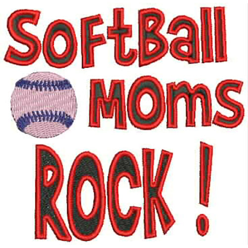 Machine Embroidery Designs - Softball(1) - Threadart.com