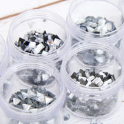 Shaped Rhinestones - Complete Set 7 Unique Shapes - Brilliant Crystal Hot Fix Stones - Threadart.com