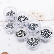 Shaped Rhinestones - Complete Set 7 Unique Shapes - Brilliant Crystal Hot Fix Stones - Threadart.com