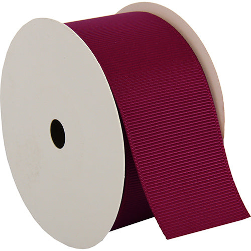 Grosgrain Ribbon 1 1/2" - 10 Yards - Burgundy - Threadart.com