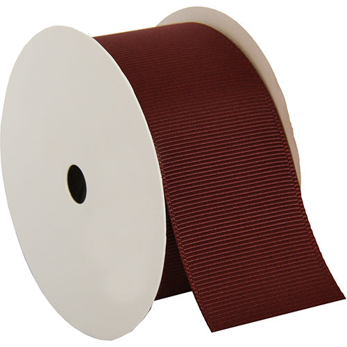 Grosgrain Ribbon 1 1/2" - 10 Yards - Chocolate - Threadart.com