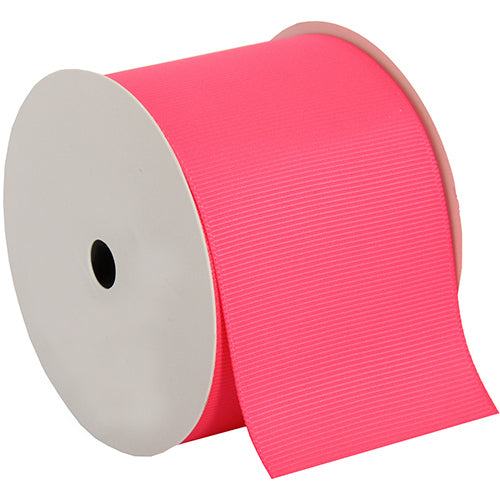 Grosgrain Ribbon 2 1/4" - 10 Yards - Hot Pink - Threadart.com