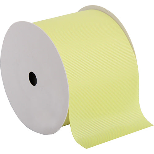 Grosgrain Ribbon 2 1/4" - 10 Yards - Pale Yellow - Threadart.com