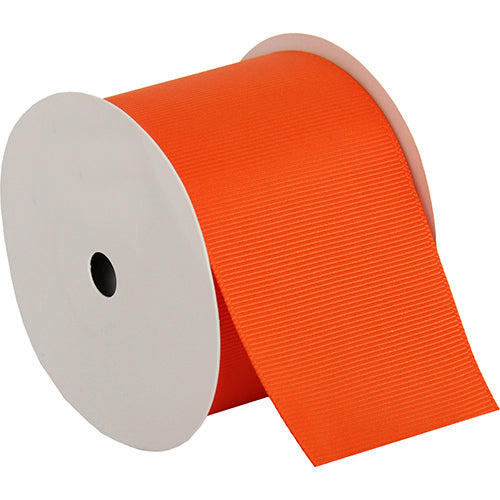 Grosgrain Ribbon 2 1/4" - 10 Yards - Orange - Threadart.com