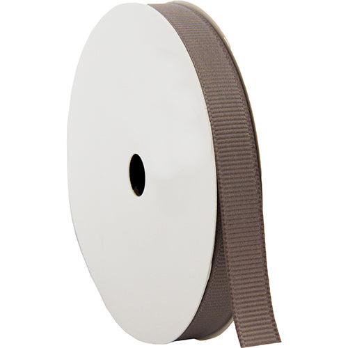 Grosgrain Ribbon 3/8" - 10 Yards - Grey - Threadart.com