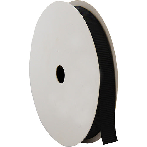 Grosgrain Ribbon 3/8" - 10 Yards - Black - Threadart.com