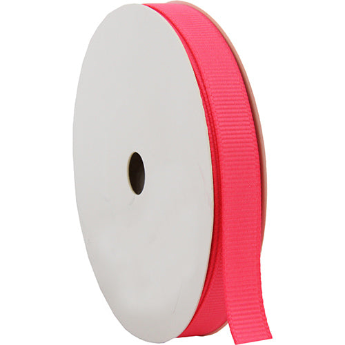 Grosgrain Ribbon 3/8" - 10 Yards - Hot Pink - Threadart.com