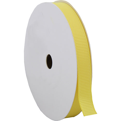Grosgrain Ribbon 3/8" - 10 Yards - Yellow - Threadart.com