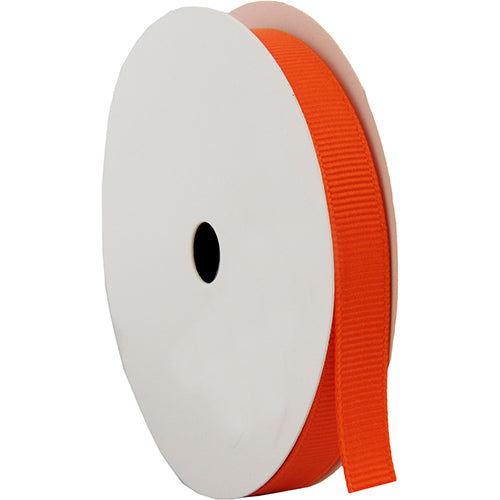 Grosgrain Ribbon 3/8" - 10 Yards - Orange - Threadart.com