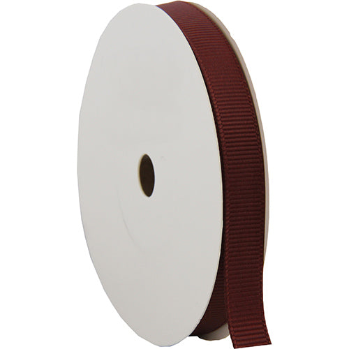Grosgrain Ribbon 3/8" - 10 Yards - Chocolate - Threadart.com