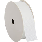 Grosgrain Ribbon 7/8" - 10 Yards - White - Threadart.com