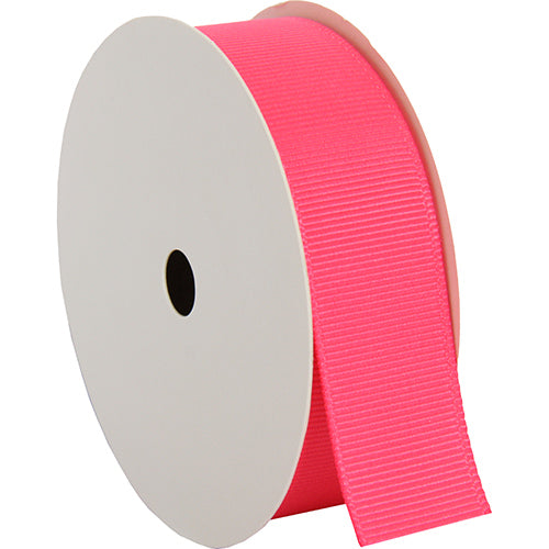 Grosgrain Ribbon 7/8" - 10 Yards - Hot Pink - Threadart.com