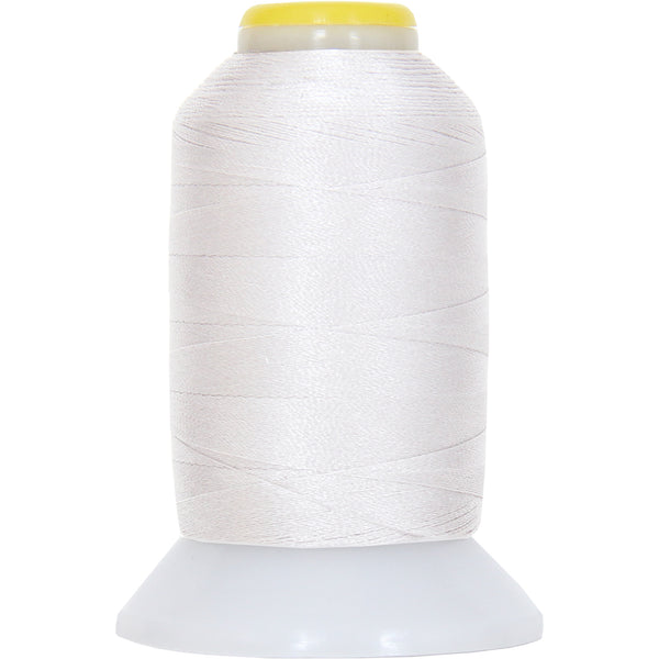 Micro Embroidery & Bobbin Thread 60 Wt  No. 101 - White- 1000 Meters - Threadart.com
