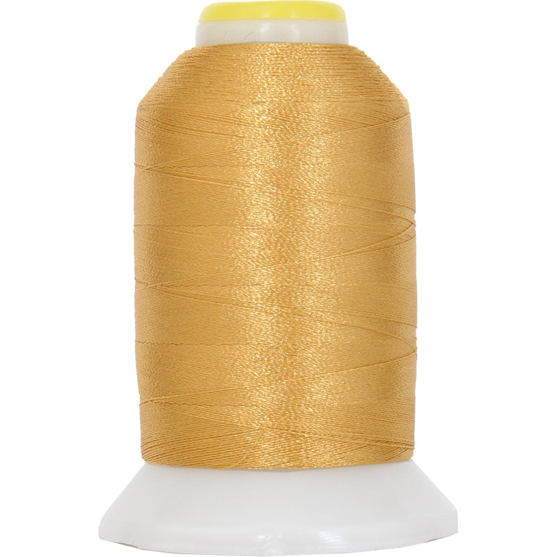 Micro Embroidery & Bobbin Thread 60 Wt No. 124 - Old Gold- 1000 Meters - Threadart.com