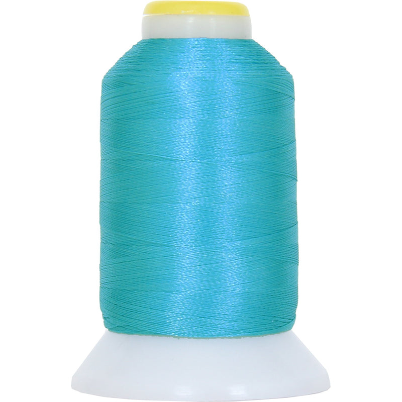 Micro Embroidery & Bobbin Thread 60 Wt No. 464 - Turquoise - 1000 Meters - Threadart.com
