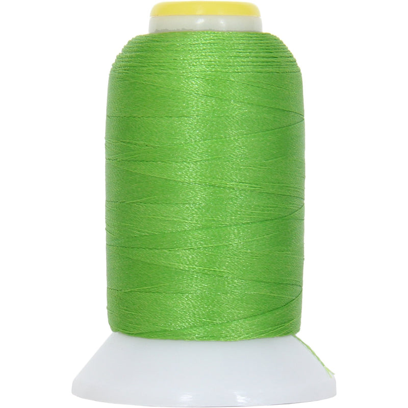 Micro Embroidery & Bobbin Thread 60 Wt No. 675 - Lime Green - 1000 Meters - Threadart.com
