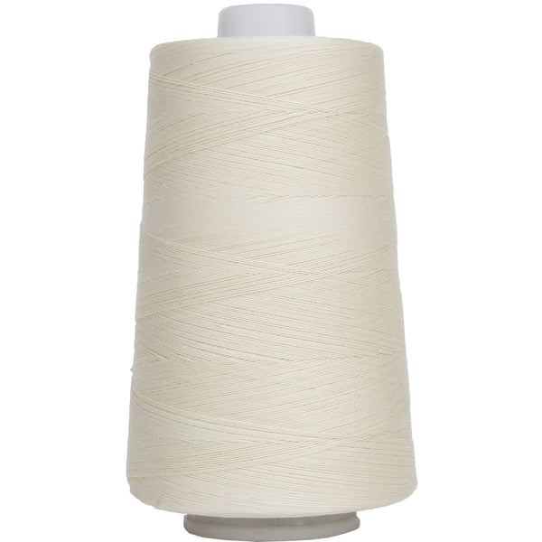Heavy Duty Cotton Quilting Thread - Ivory - 2500 Meters - 40 Wt. - Threadart.com