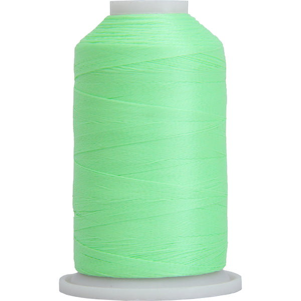 Glow In The Dark Machine Embroidery Thread - Green - Threadart.com